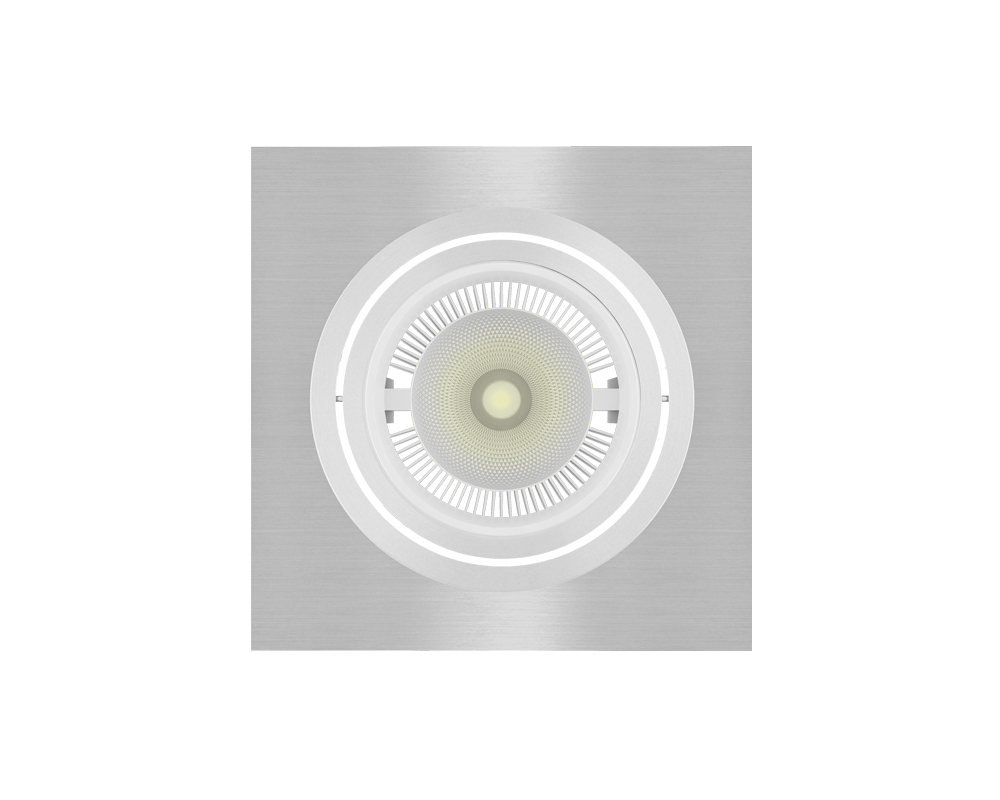 Поворотный встраиваемый светильник D018S (NW.ST.40.20.NP.) фото 3