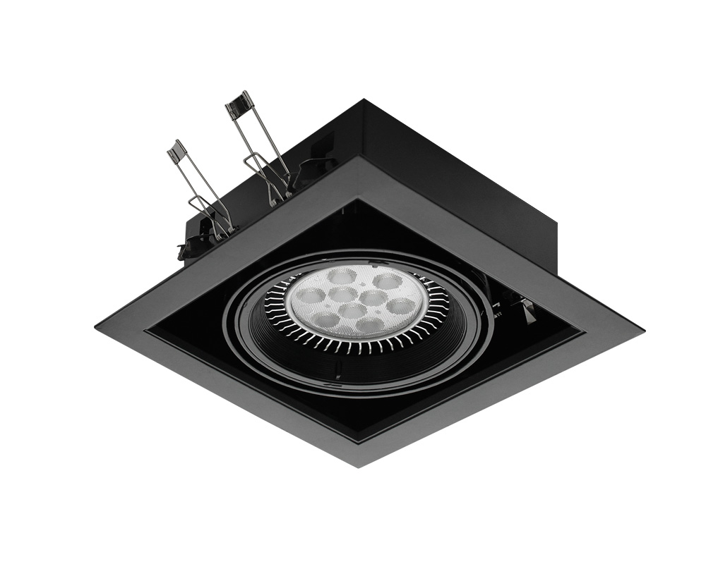 Карданный черный светильник, встраиваемый GS01 (WW.BK.60.25.LW.) фото 3