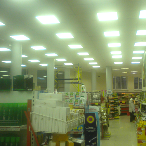 Освещение супермаркета светильниками C002